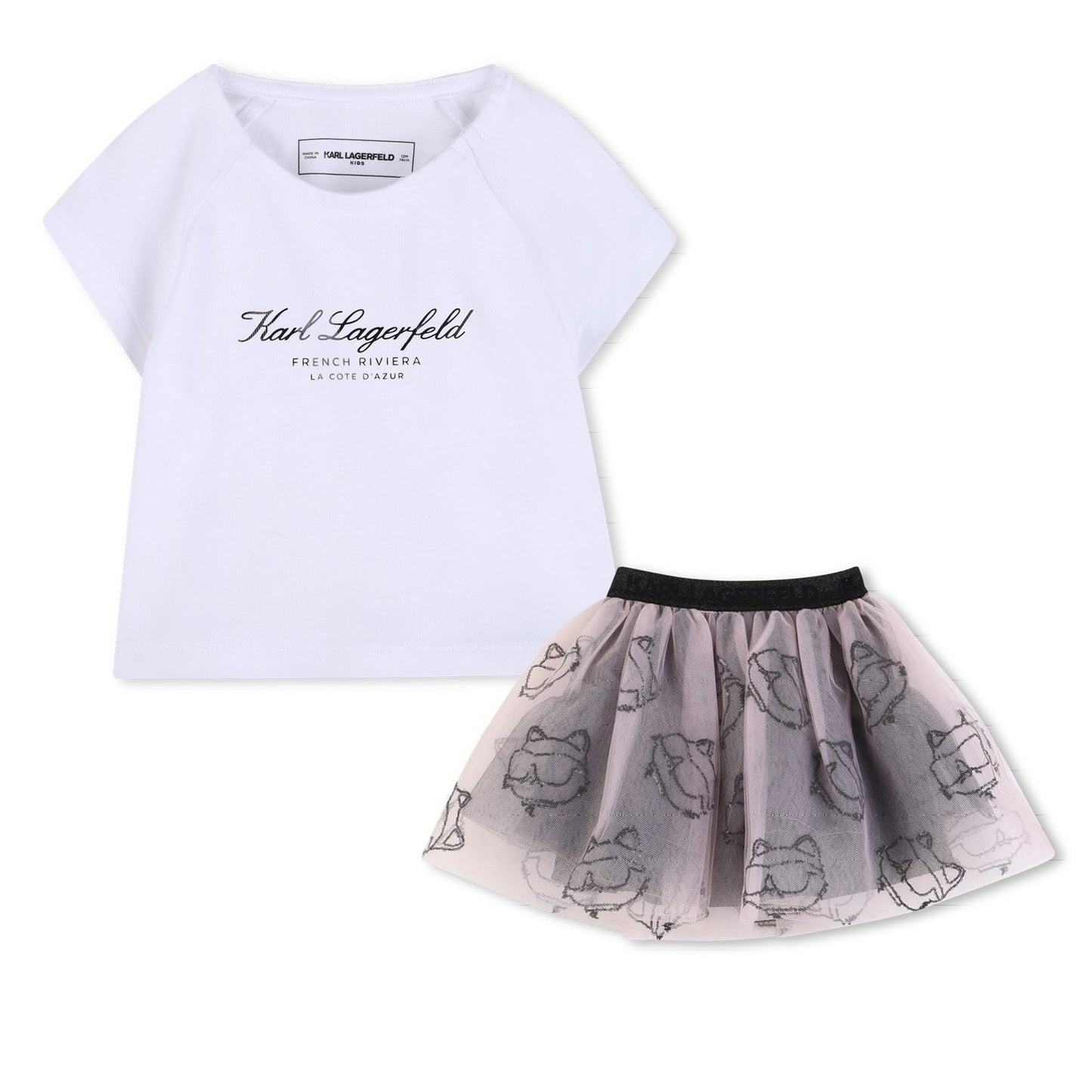 KARL LAGERFELD - Girls Cats Tutu Set
