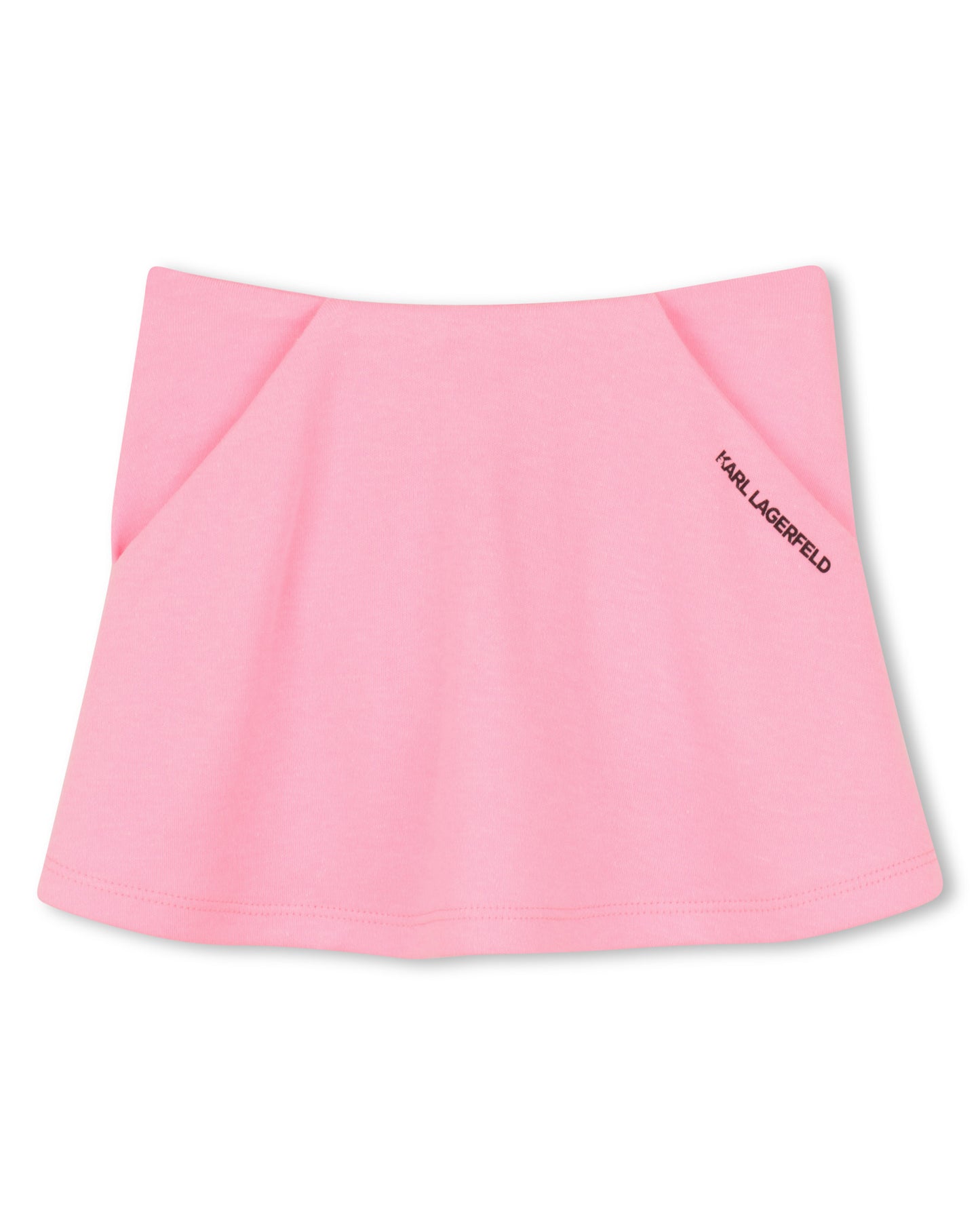 KARL LAGERFELD - B&W with Pink Skirt Cotton Set