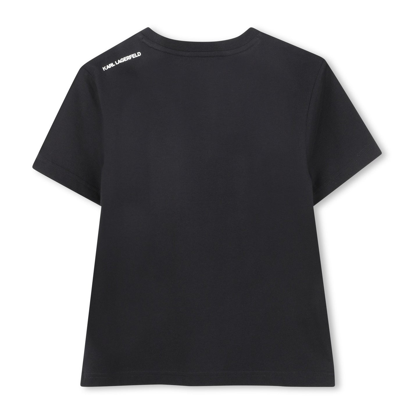 KARL LAGERFELD - Black Cotton KARL Top