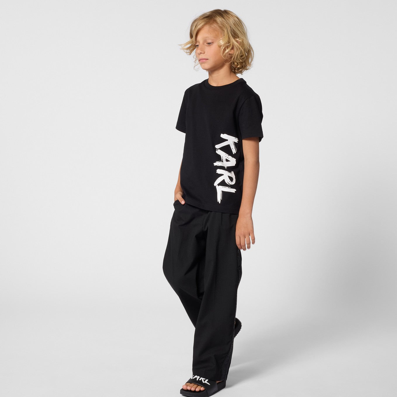 KARL LAGERFELD - Black KARL Top