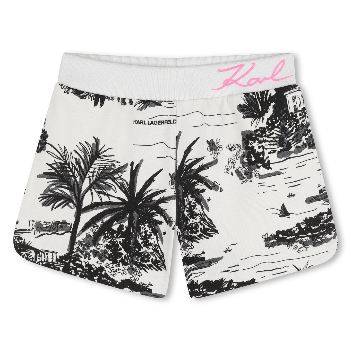 KARL LAGERFELD - Beach Cotton Short