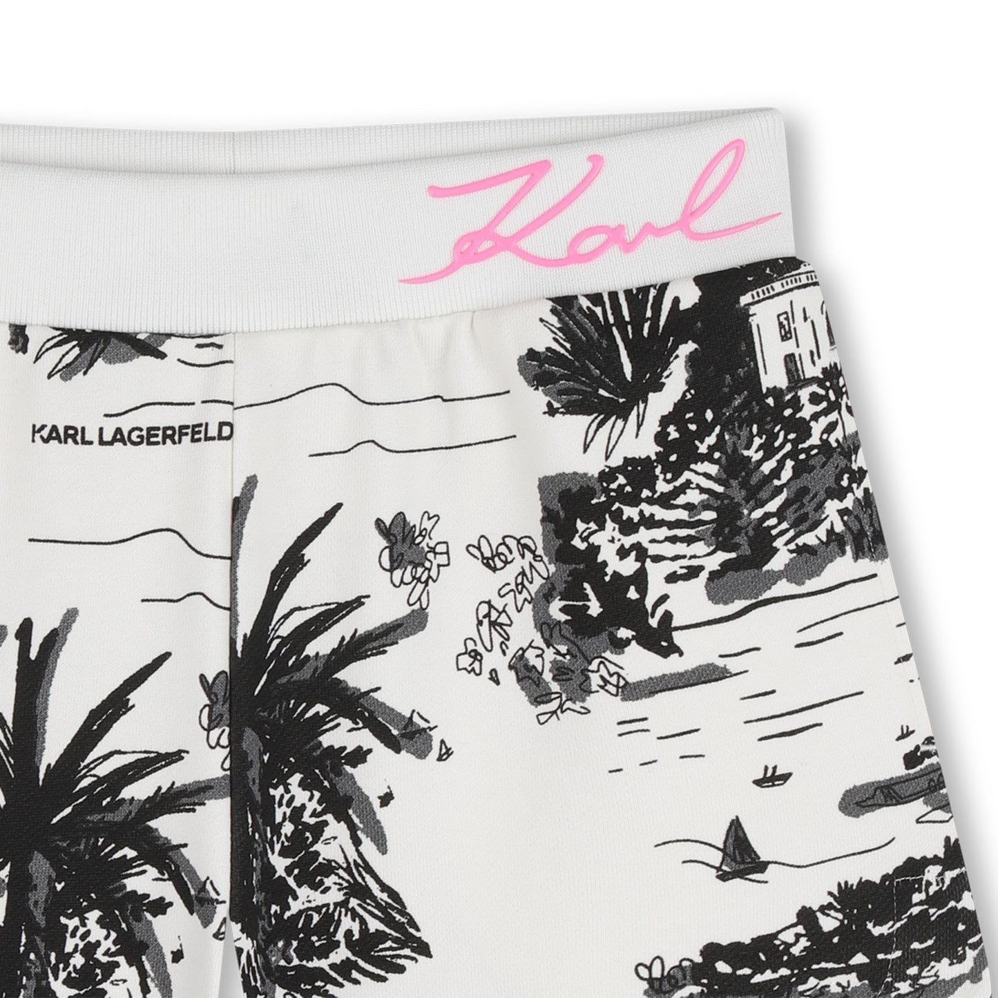 KARL LAGERFELD - Beach Cotton Short