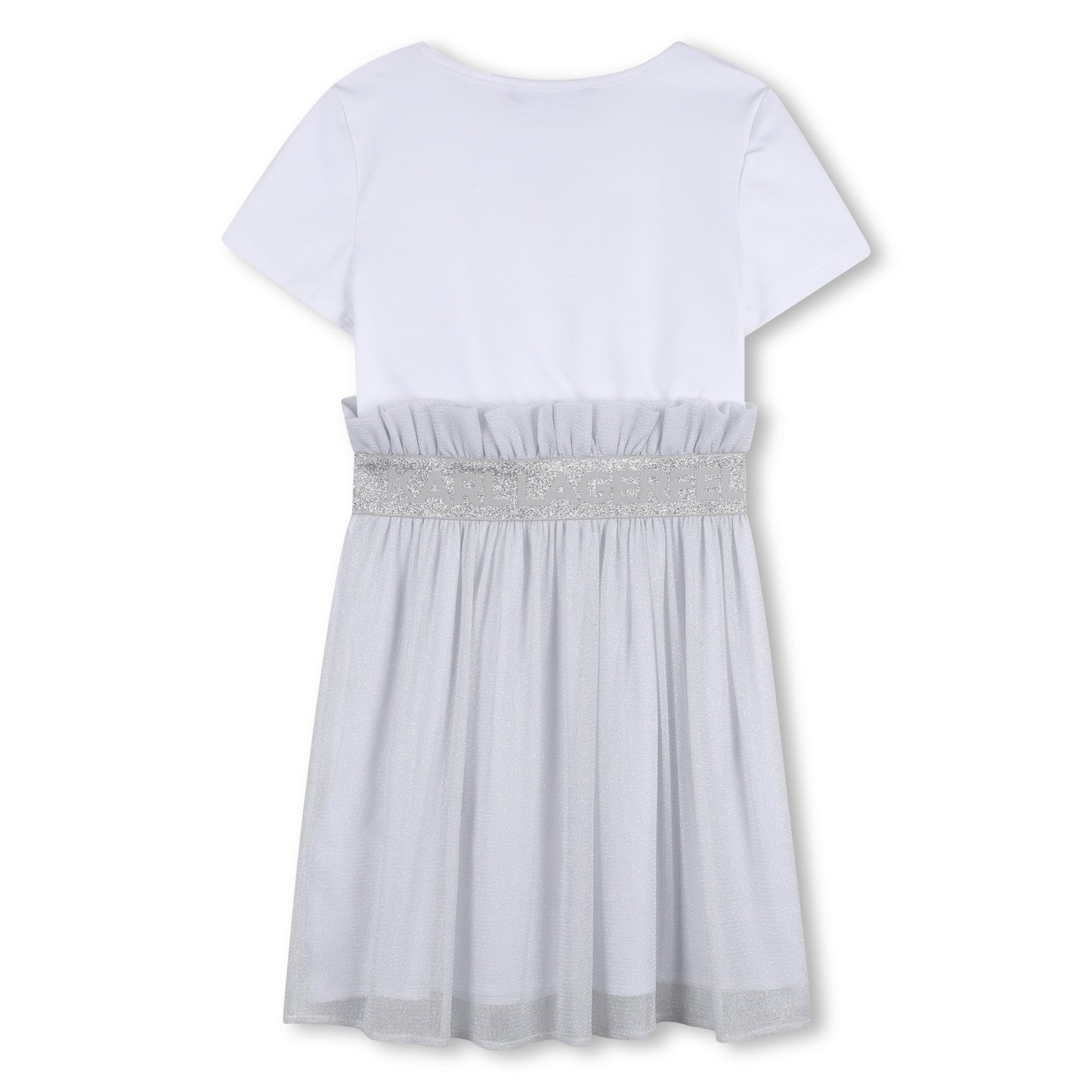 KARL LAGERFELD - Silver Logo Dress