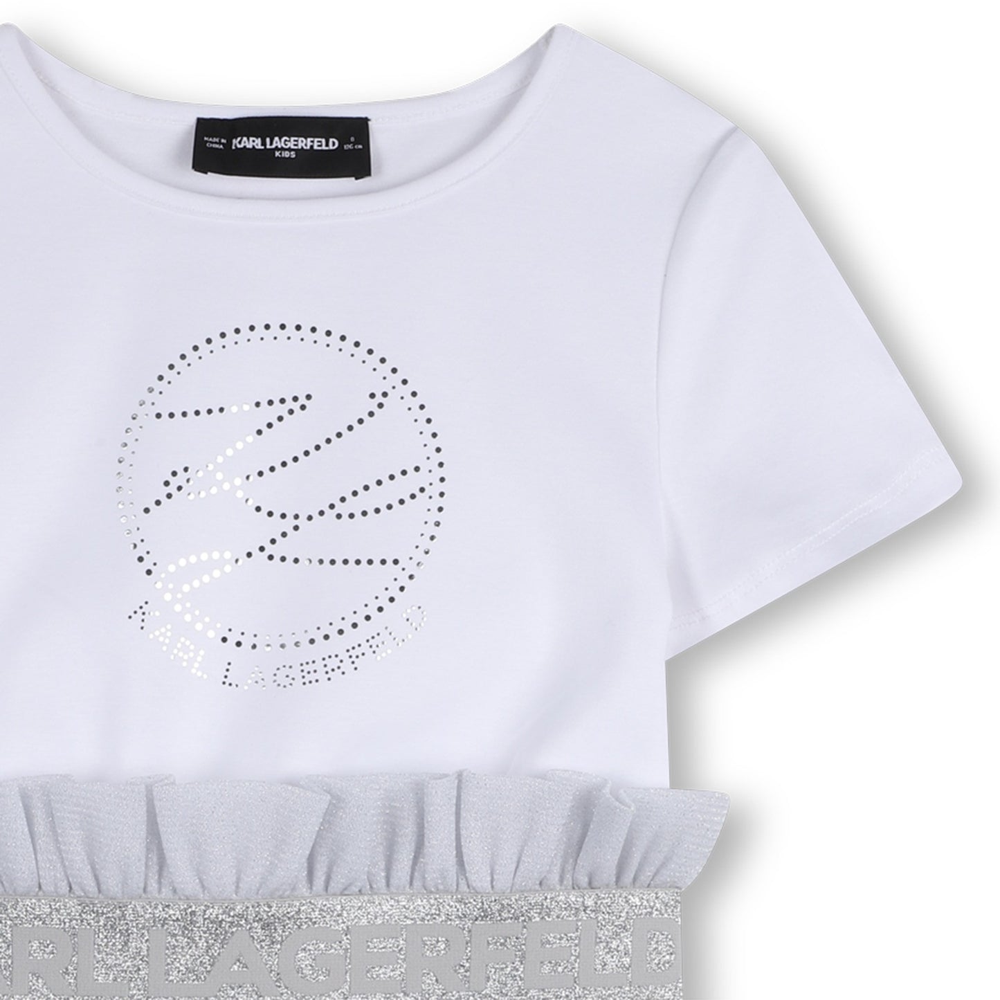 KARL LAGERFELD - Silver Logo Dress