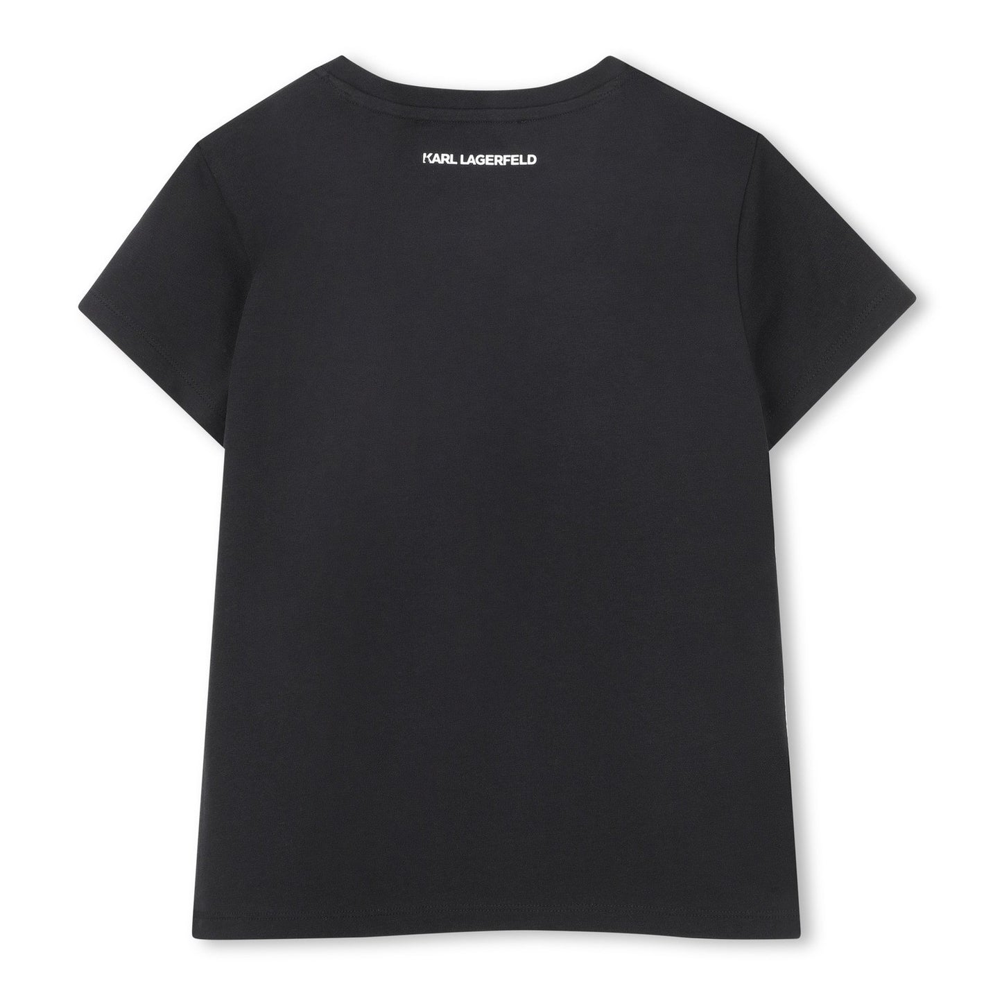 KARL LAGERFELD - Black Girls Cotton Top