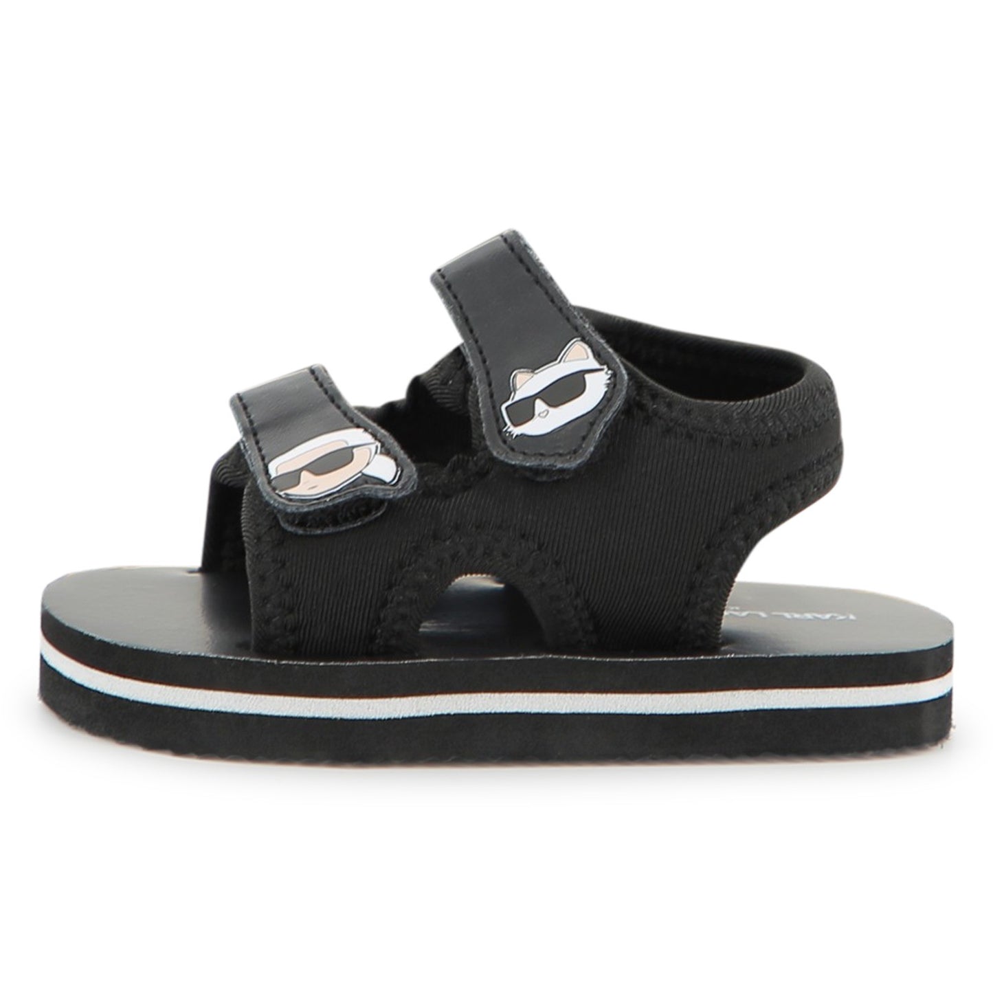 KARL LAGERFELD - Soft Black Sandals