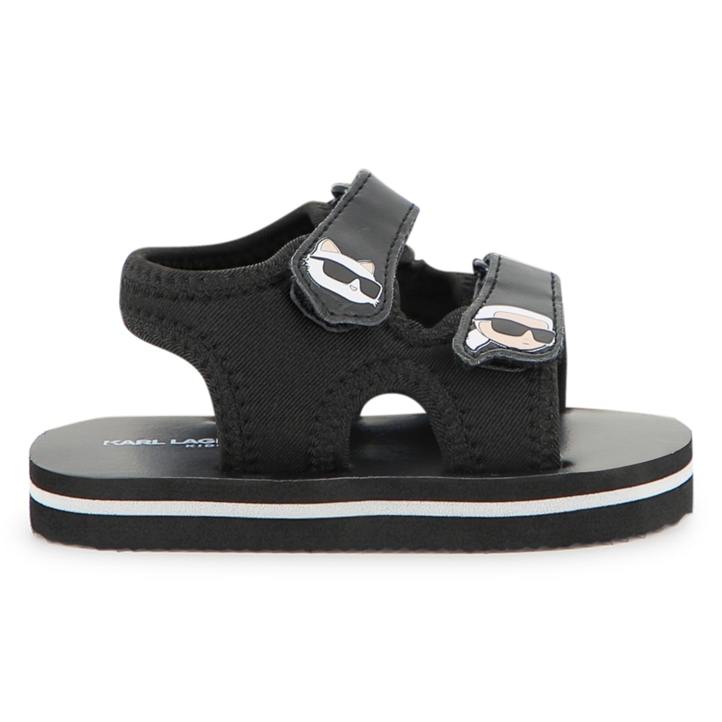 KARL LAGERFELD - Soft Black Sandals