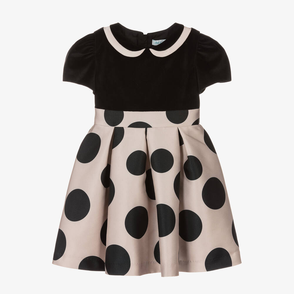 Abel & Lula - Black Dot Dress