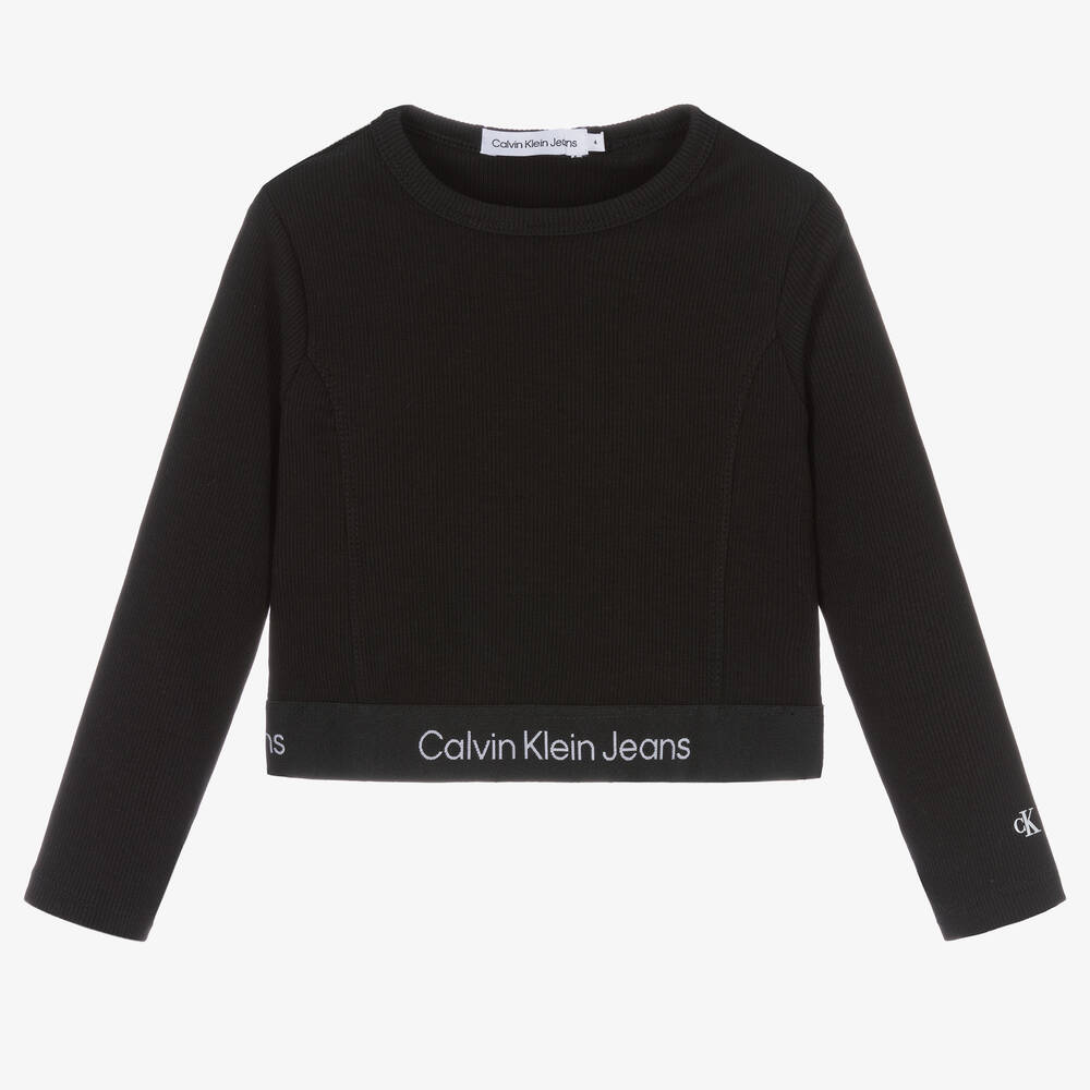 Calvin Klein - Black Crop Top