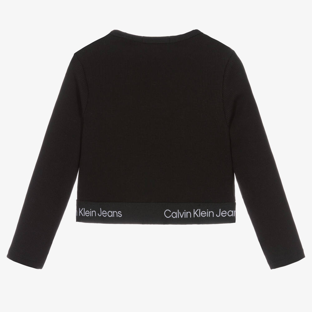 Calvin Klein - Black Crop Top