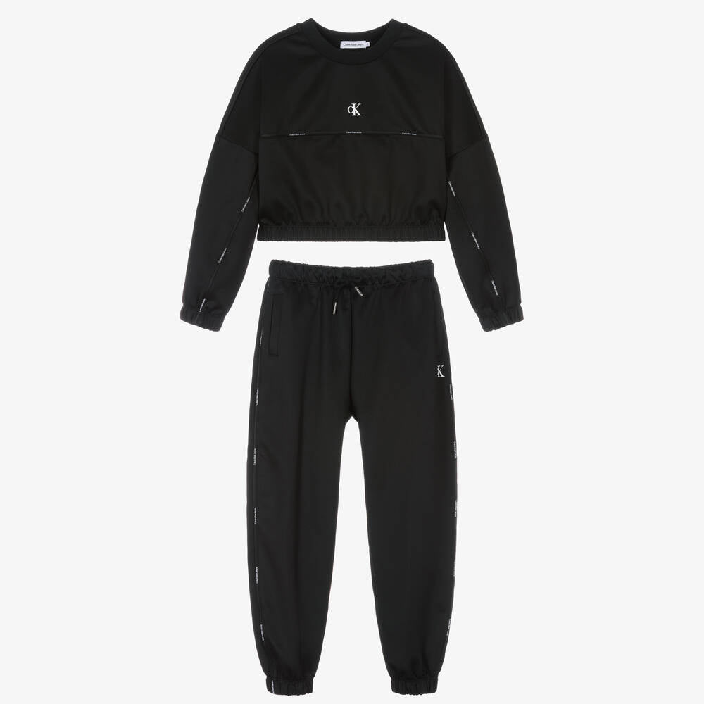 Calvin Klein - Black  Logo Tracksuit