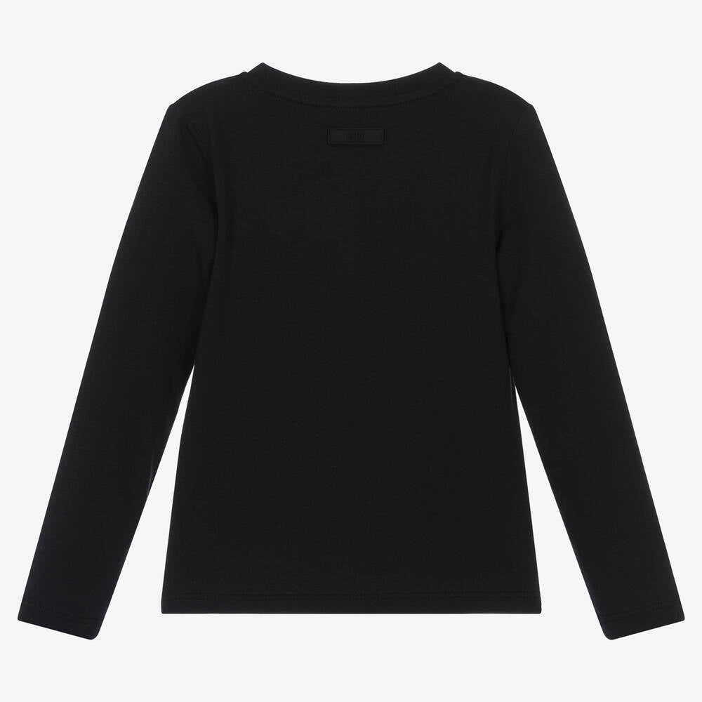 DKNY - Girls Black Logo Top