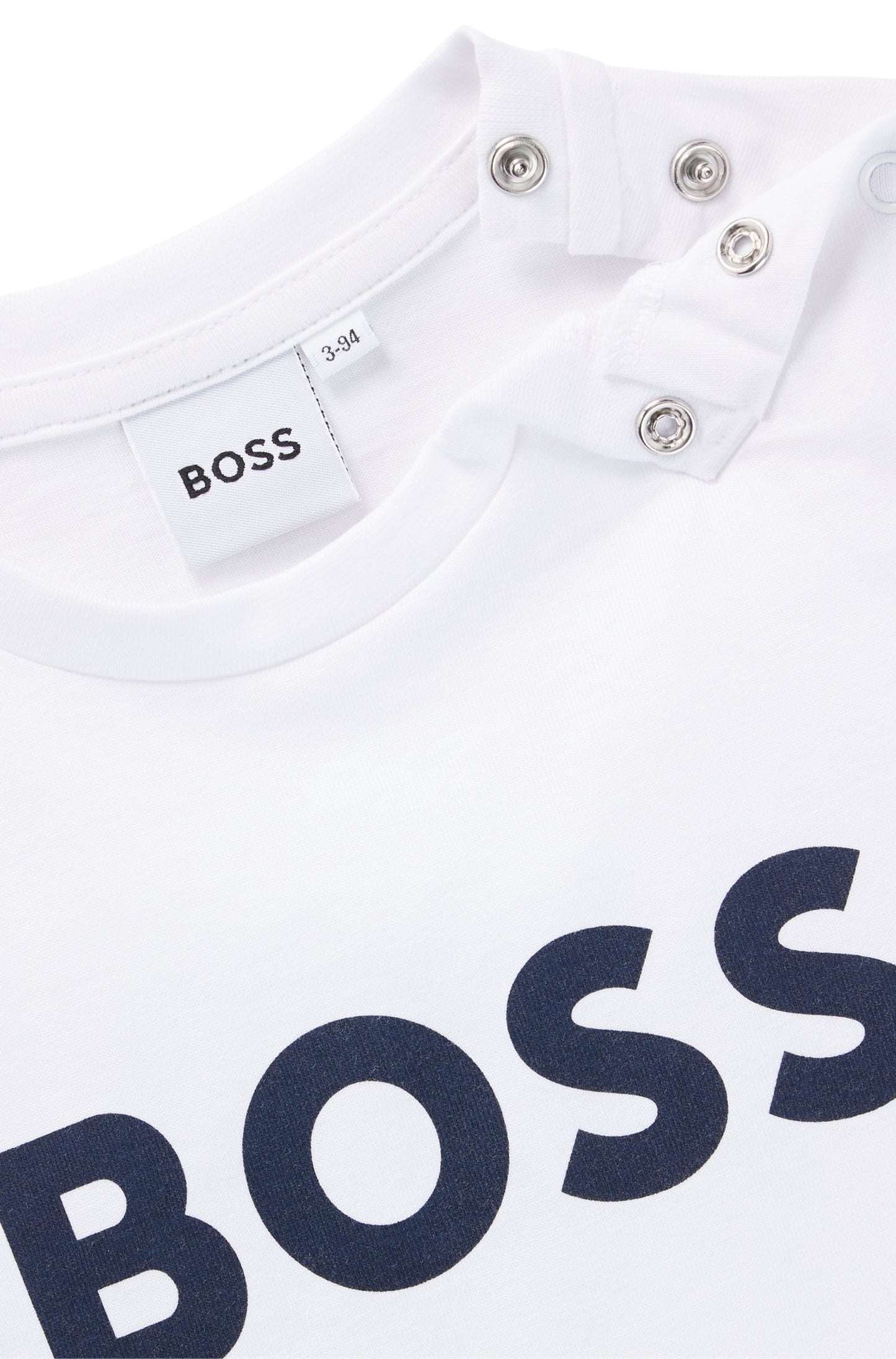 BOSS - White Logo Top