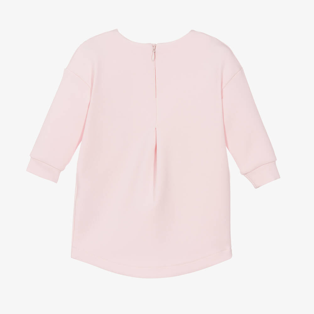 KARL LAGERFELD - Girls Pink Choupette Sweatshirt Dress