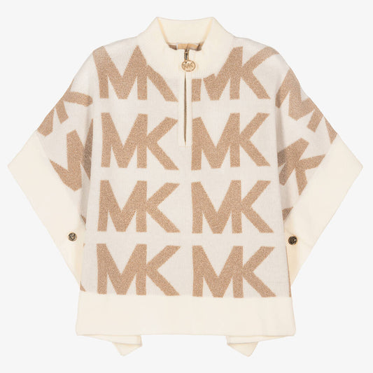 Michael Kors - Beige Logo Cape