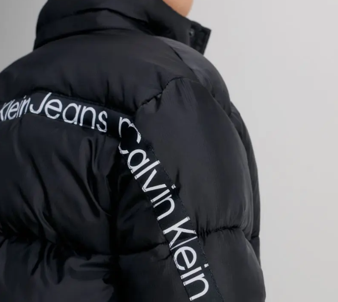 Calvin Klein - Black Logo Coat