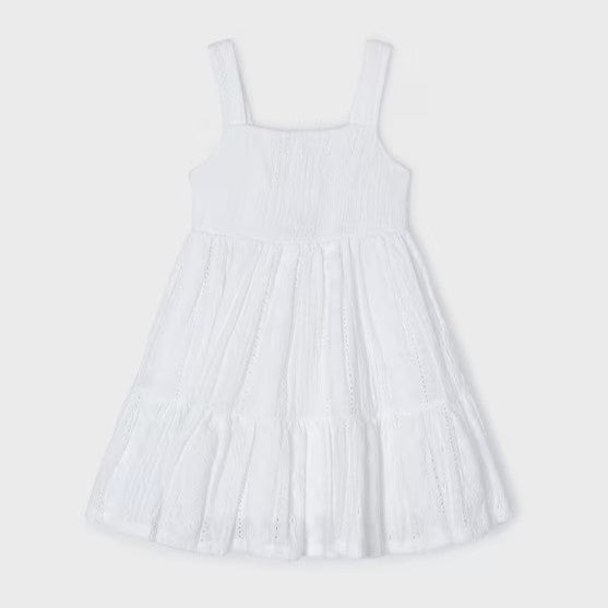 Mayoral - White Dress For Girls