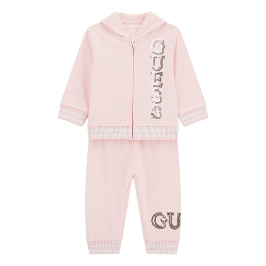 Guess - Girls Light Pink Casual Tracksuit