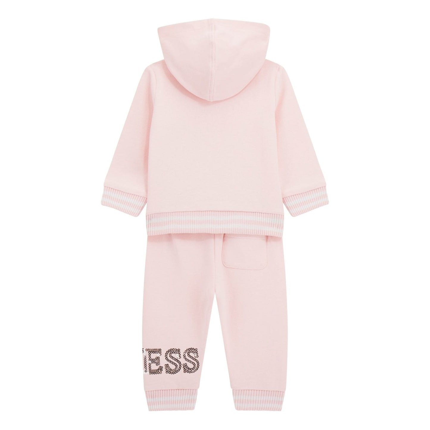 Guess - Girls Light Pink Casual Tracksuit