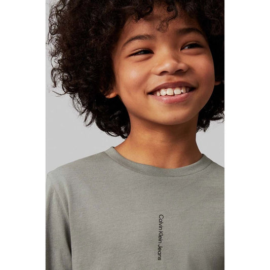 Calvin Klein - Khaki Vertical Logo Top