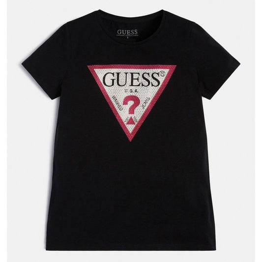 Guess - Black Girls Logo Top