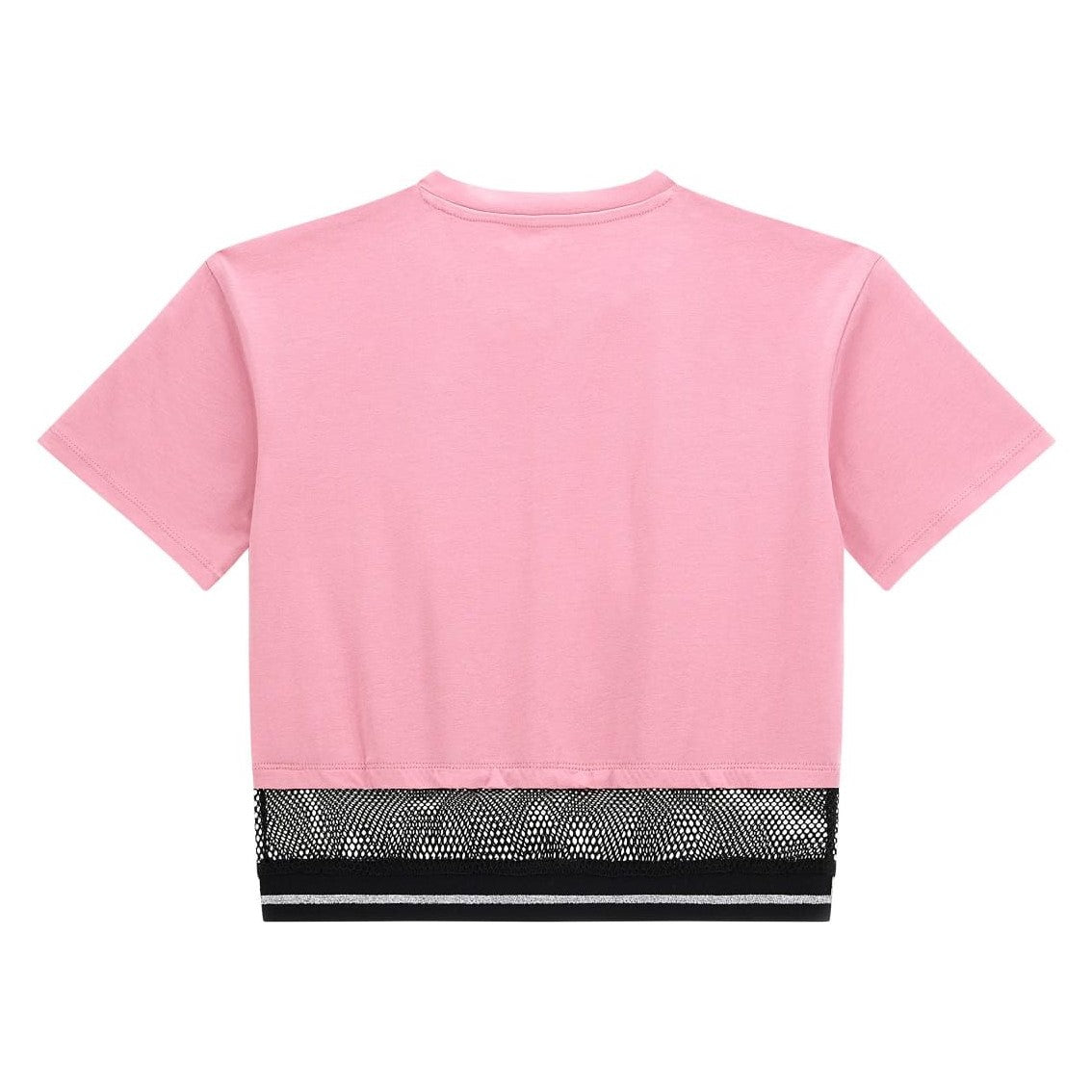 Guess - Heart Cropped Top Pink Top