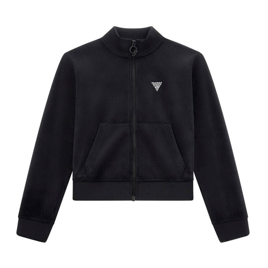 Guess - Girls Black Velvet Jacket