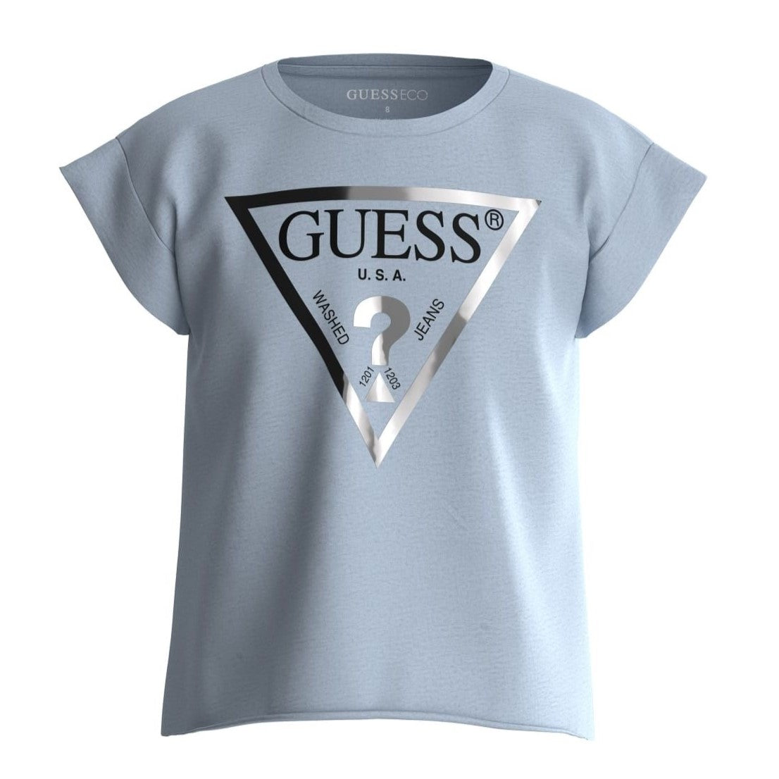 Guess - Baby Blue Crop Top