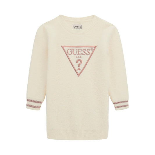 Guess - Girls Ivory Wool Dress