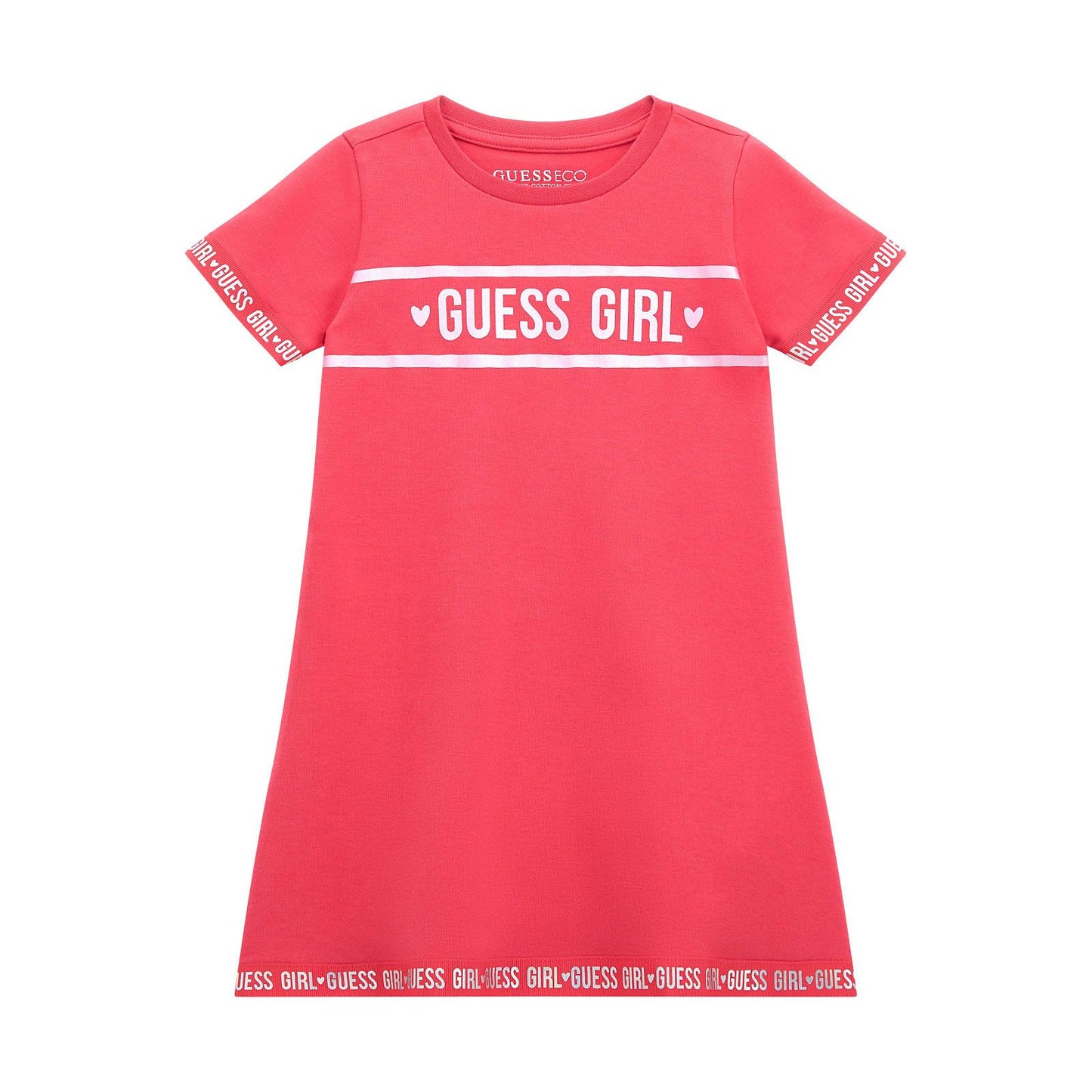 Guess - Cotton Red Pinky Dress