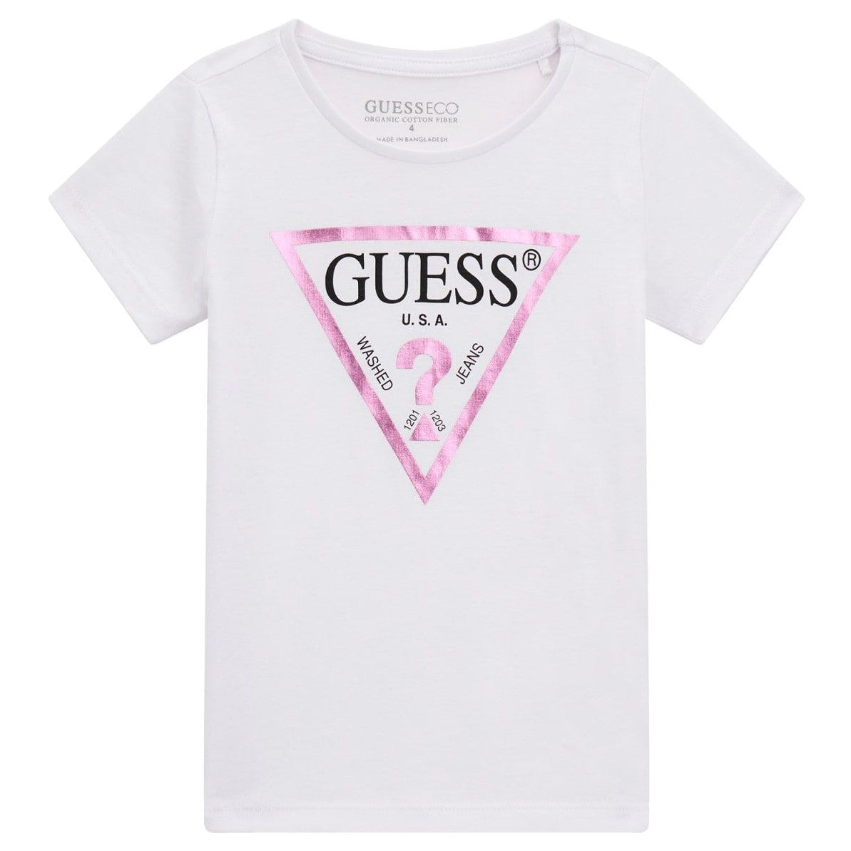 Guess - White Basic Logo Top