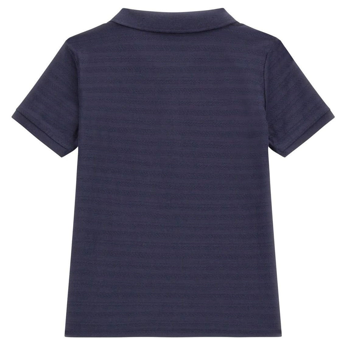 Guess - Blue Navy Polo Neck Logo Top