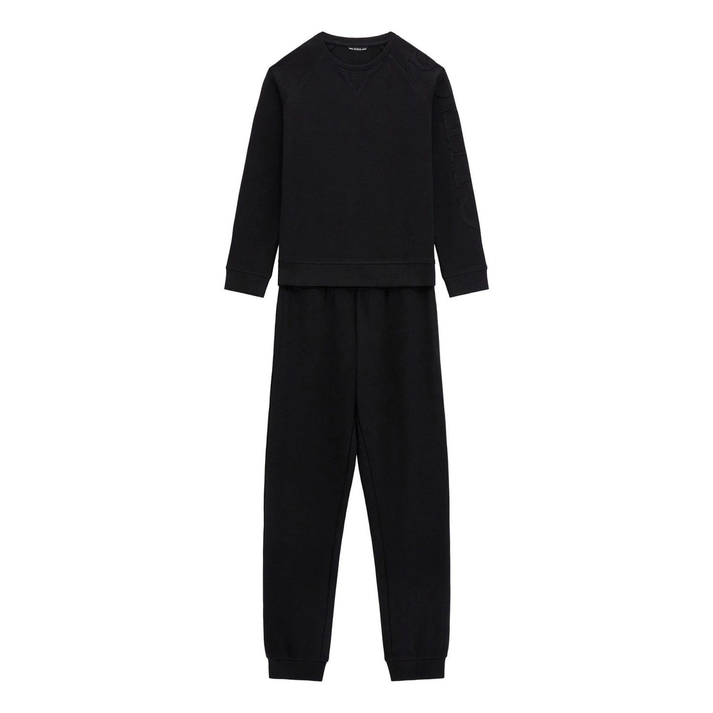 Guess - Boys Simple Black Basic Tracksuit