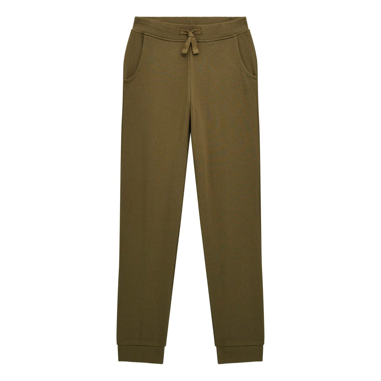 Guess - Khaki Logo Cotton Trouser