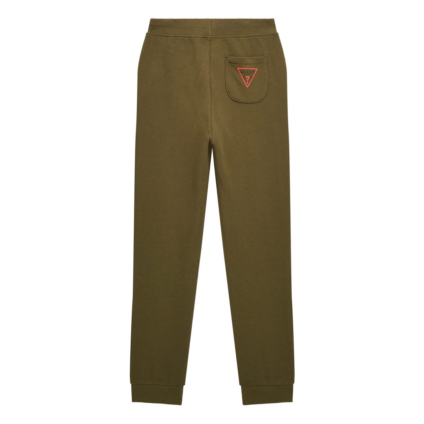 Guess - Khaki Logo Cotton Trouser