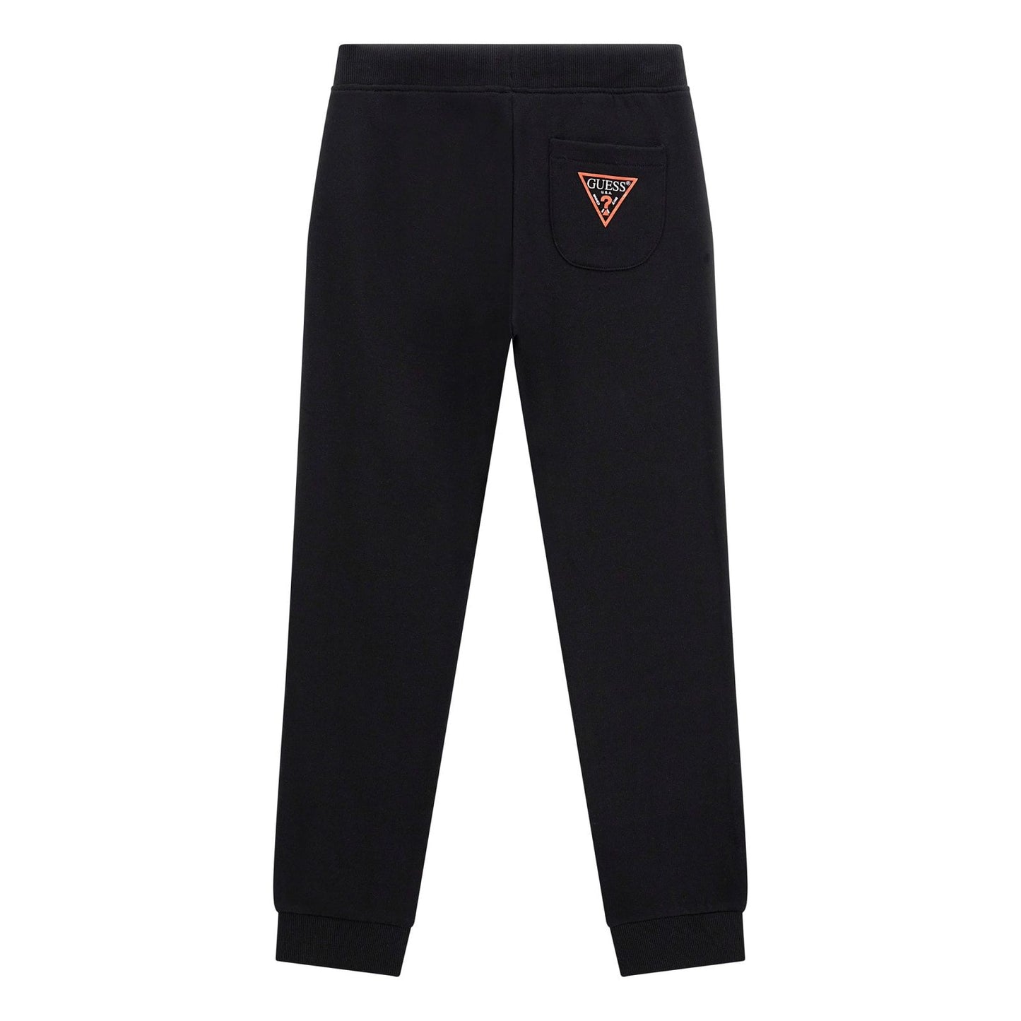 Guess - Black Logo Cotton Trouser