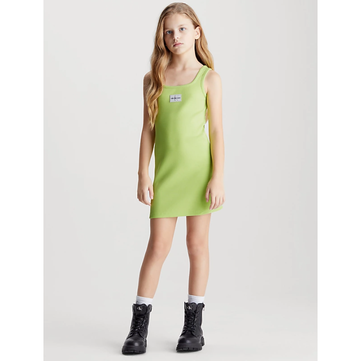 Calvin Klein - Neon Green Teenager Dress