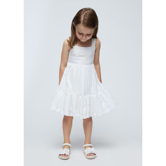 Mayoral - White Dress For Girls