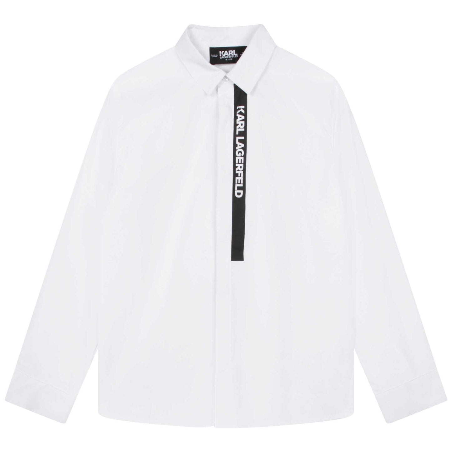 KARL LAGERFELD - Logo White Shirt